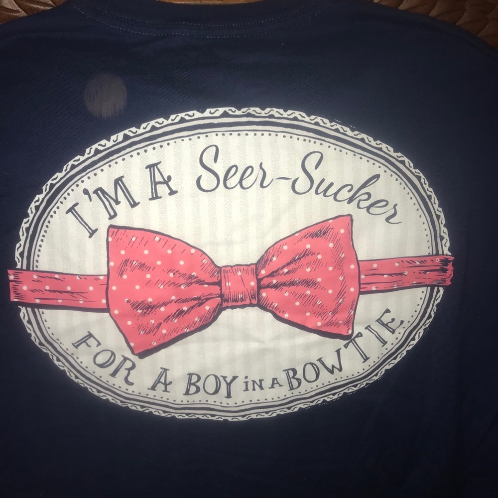 Lauren James Seersucker SZ Large